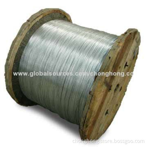 Hot-dipped Galvanized Steel Wire Strand with Oil Tempered Messenger and Overhead Ground Wire